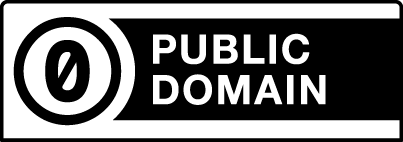 Creative Commons Zero Public Domain Button